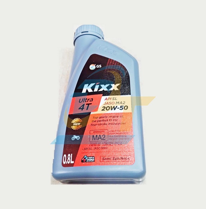 Dầu nhớt xe số Kixx Ultra 4T GS 20W-50 0.8L  GS-Caltex | Giá rẻ nhất - Công Ty TNHH Thương Mại Dịch Vụ Đạt Tâm