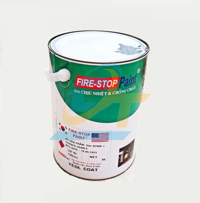 Sơn chống cháy chịu nhiệt 900°C FIRE-STOP PAINT 5L  FIRE-STOPPAINT | Giá rẻ nhất - Công Ty TNHH Thương Mại Dịch Vụ Đạt Tâm