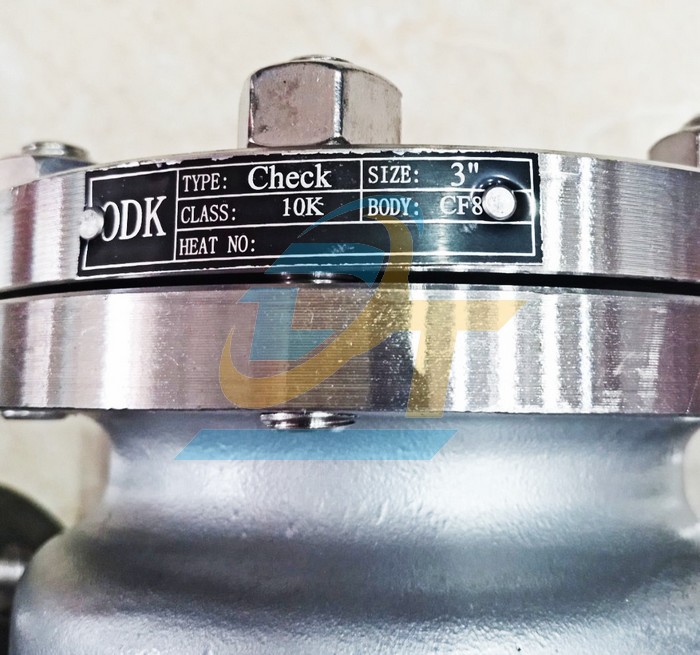 Van 1 chiều lá lật inox 304 nối bích JIS 10K ODK DN80 - Phi 90  ODK | Giá rẻ nhất - Công Ty TNHH Thương Mại Dịch Vụ Đạt Tâm