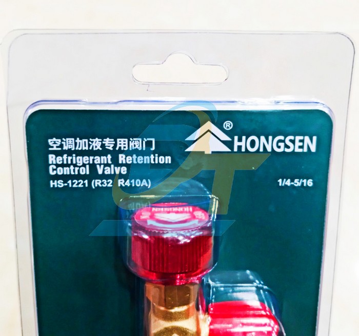 Van nạp gas R32/R410A (Out 1/4" - in 5/16") Hongsen HS-1221  HONGSEN | Giá rẻ nhất - Công Ty TNHH Thương Mại Dịch Vụ Đạt Tâm