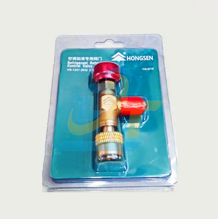 Van nạp gas R32/R410A (Out 1/4" - in 5/16") Hongsen HS-1221  HONGSEN | Giá rẻ nhất - Công Ty TNHH Thương Mại Dịch Vụ Đạt Tâm