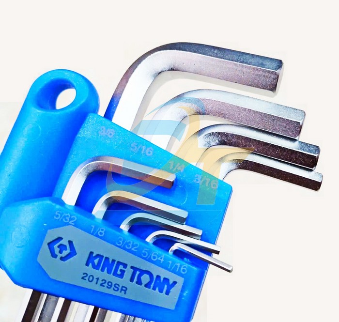 Bộ lục giác bi 9 chi tiết hệ inch 1/16-3/8" Kingtony 20129SR  KingTony | Giá rẻ nhất - Công Ty TNHH Thương Mại Dịch Vụ Đạt Tâm