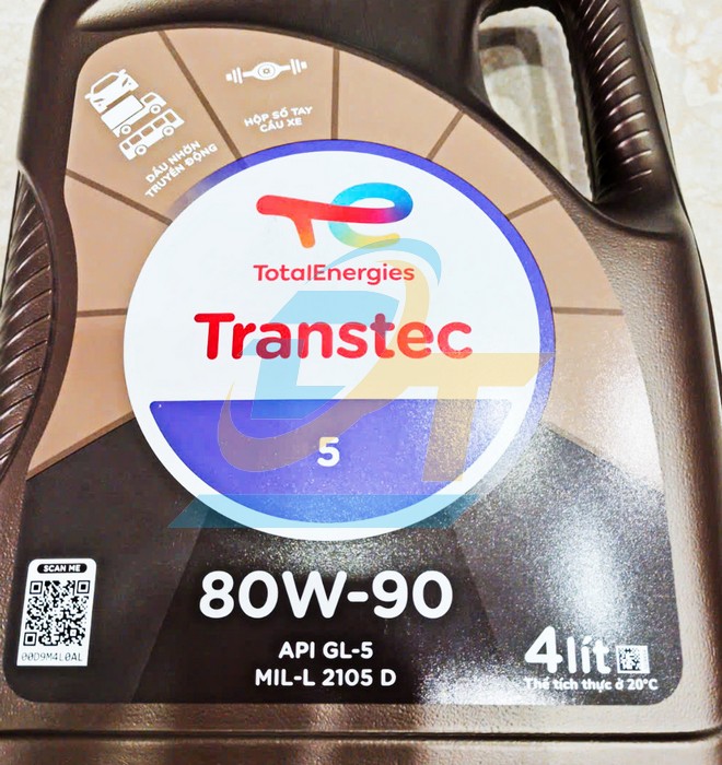 Dầu truyền động Total Transtec GL-5 80W-90 (4L)  TotalEnergies | Giá rẻ nhất - Công Ty TNHH Thương Mại Dịch Vụ Đạt Tâm