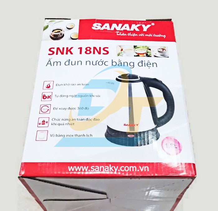 Bình đun siêu tốc 1.8 lít Sanaky SNK-18NS  SANAKY | Giá rẻ nhất - Công Ty TNHH Thương Mại Dịch Vụ Đạt Tâm