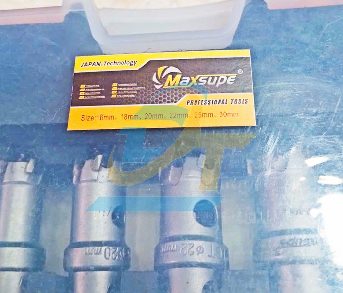 Bộ 6 mũi khoét sắt Maxsupe 16-30mm  MAXSUPE | Giá rẻ nhất - Công Ty TNHH Thương Mại Dịch Vụ Đạt Tâm