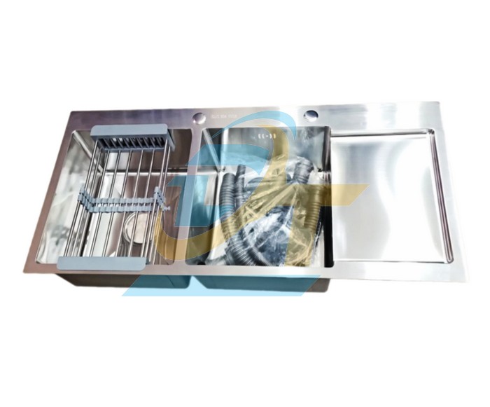 Chậu rửa chén inox 304 đúc 2 hố 1000x480x230mm Vanni VN-10048  Vanni | Giá rẻ nhất - Công Ty TNHH Thương Mại Dịch Vụ Đạt Tâm
