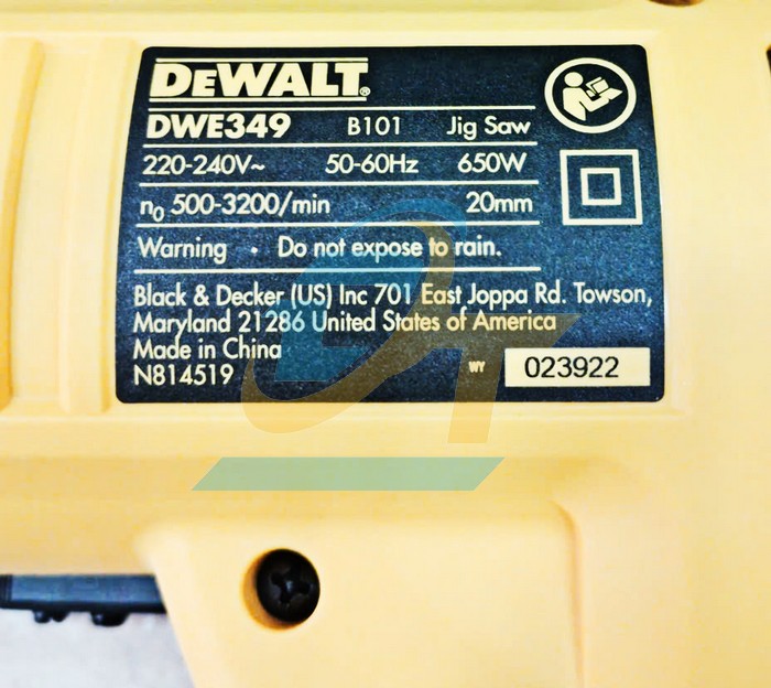 Máy cưa lọng cầm tay 650W Dewalt DWE349-B1  DEWALT | Giá rẻ nhất - Công Ty TNHH Thương Mại Dịch Vụ Đạt Tâm