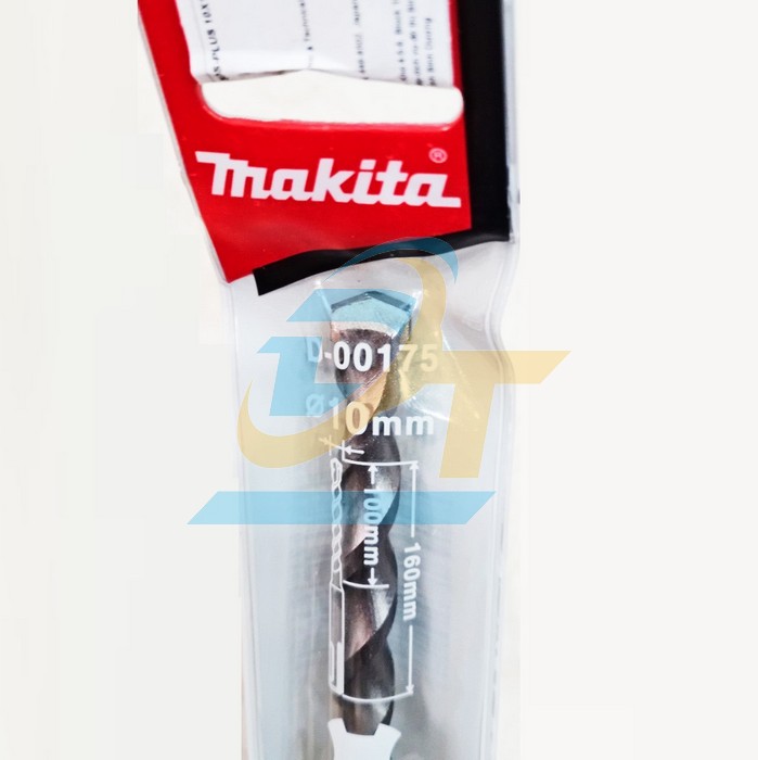 Mũi khoan bê tông chuôi gài 10x160mm Makita D-00175  Makita | Giá rẻ nhất - Công Ty TNHH Thương Mại Dịch Vụ Đạt Tâm