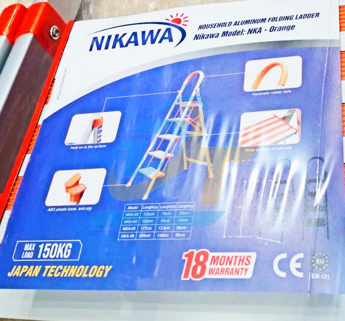 Thang nhôm ghế 3 bậc Nikawa NKA-03 NKA-03 Nikawa | Giá rẻ nhất - Công Ty TNHH Thương Mại Dịch Vụ Đạt Tâm