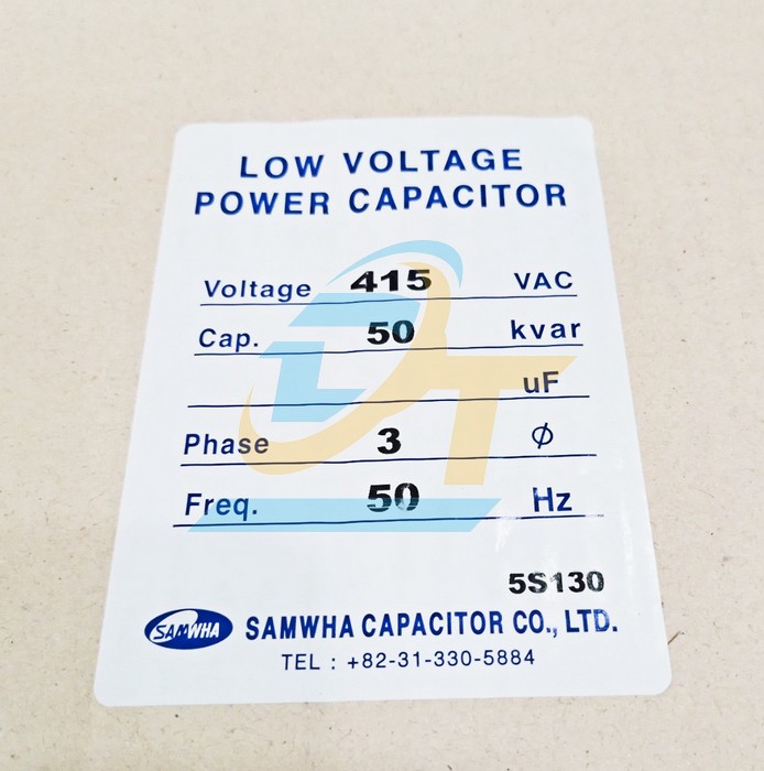 Tụ bù (Tụ dầu) 3P Samwha 415V 50Hz 50kvar  SAMHWA | Giá rẻ nhất - Công Ty TNHH Thương Mại Dịch Vụ Đạt Tâm