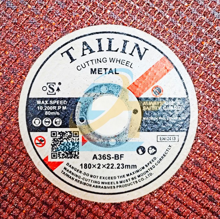 Đá cắt sắt Tailin A36S 180x2x22  TAILIN | Giá rẻ nhất - Công Ty TNHH Thương Mại Dịch Vụ Đạt Tâm