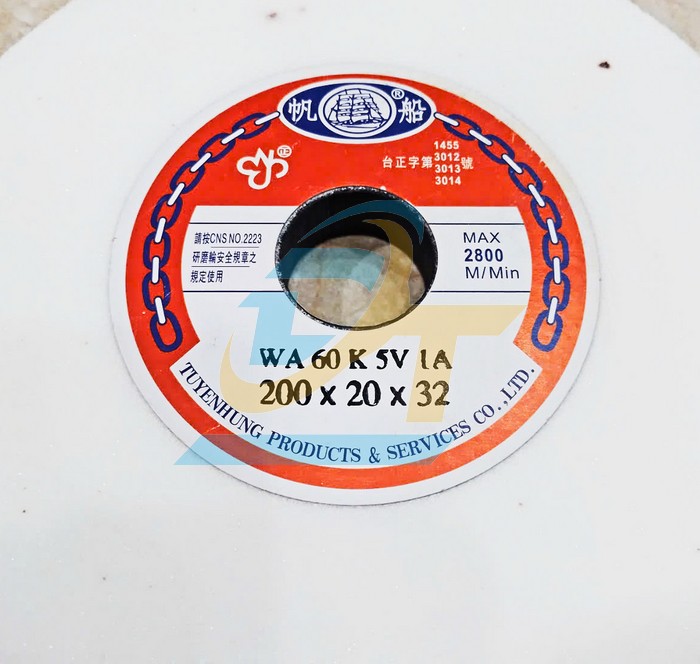 Đá mài trắng WA 60 K 5V 1A Tuyên Hưng 200x20x32  VietNam | Giá rẻ nhất - Công Ty TNHH Thương Mại Dịch Vụ Đạt Tâm