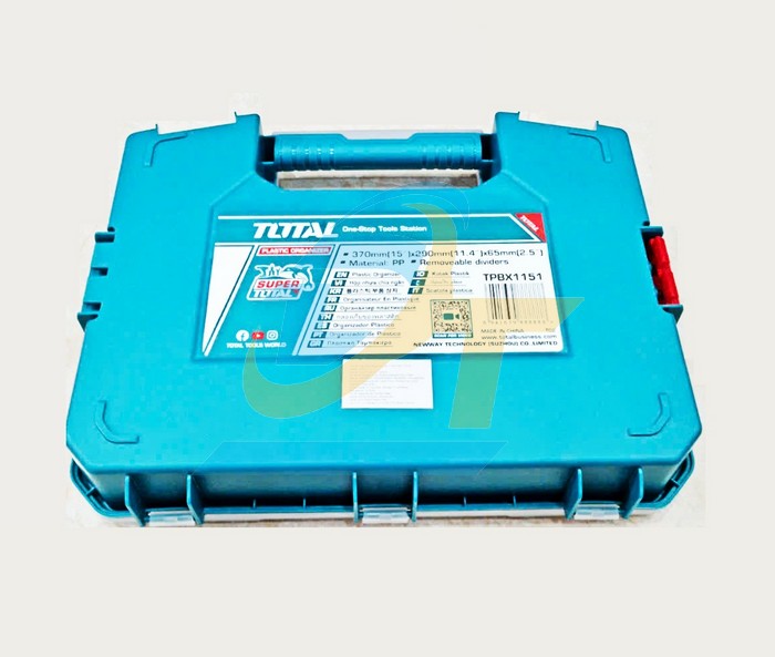 Hộp nhựa nhiều ngăn đựng linh kiện 15" (370x290x65mm) Total TPBX1151  Total | Giá rẻ nhất - Công Ty TNHH Thương Mại Dịch Vụ Đạt Tâm