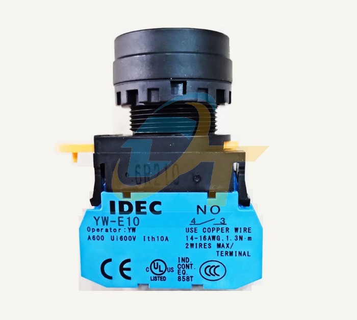 Nút nhấn nhả không đèn phi 22 màu vàng Idec YW1B-M1E10Y (1NO)  IDEC | Giá rẻ nhất - Công Ty TNHH Thương Mại Dịch Vụ Đạt Tâm