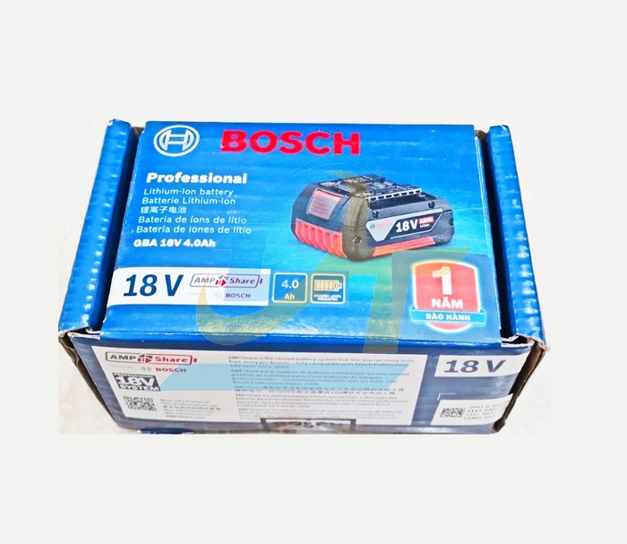 Pin GBA 18V 4.0Ah Li-Ion Bosch 1600A00163 1600A00163 Bosch | Giá rẻ nhất - Công Ty TNHH Thương Mại Dịch Vụ Đạt Tâm