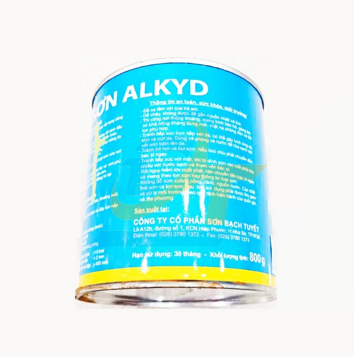 Sơn Alkyd (bóng) Bạch Tuyết 0.8kg - Màu xanh lá mạ 635  BachTuyet | Giá rẻ nhất - Công Ty TNHH Thương Mại Dịch Vụ Đạt Tâm