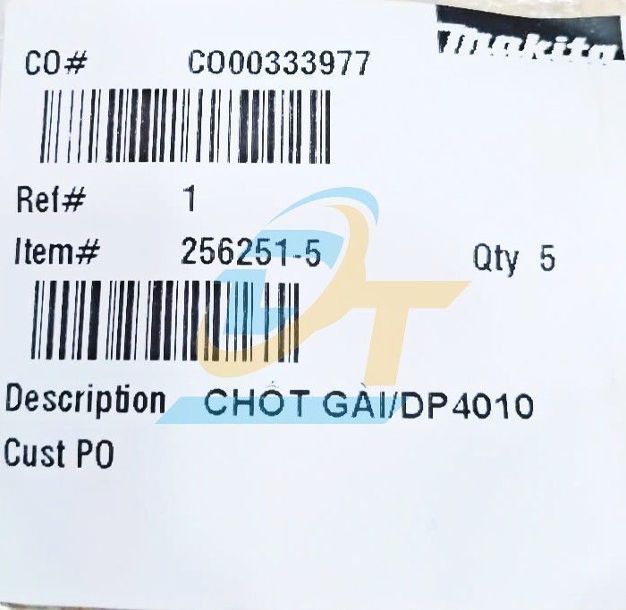 Chốt pin (Chốt định vị) máy khoan DP4010 Makita 256251-5  Makita | Giá rẻ nhất - Công Ty TNHH Thương Mại Dịch Vụ Đạt Tâm