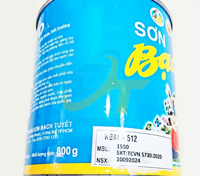 Sơn Alkyd (bóng) Bạch Tuyết 0.8kg - Màu kem 512  BachTuyet | Giá rẻ nhất - Công Ty TNHH Thương Mại Dịch Vụ Đạt Tâm