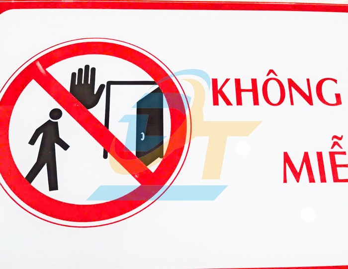 Biển b&aacute;o mica "KH&Ocirc;NG PHẬN SỰ MIỄN V&Agrave;O" 15x30cm  VietNam | Gi&aacute; rẻ nhất - C&ocirc;ng Ty TNHH Thương Mại Dịch Vụ Đạt T&acirc;m