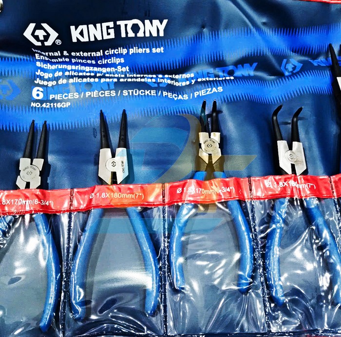 Bộ kìm mở phe 6 chi tiết Kingtony 42116GP  KingTony | Giá rẻ nhất - Công Ty TNHH Thương Mại Dịch Vụ Đạt Tâm
