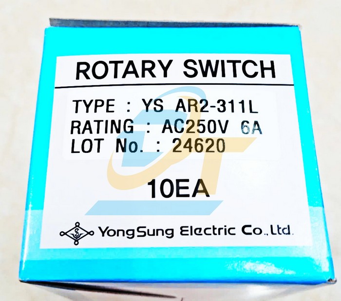 Công tắc xoay 3 vị trí phi 25 Yongsung YSAR2-311L  YONGSUNG | Giá rẻ nhất - Công Ty TNHH Thương Mại Dịch Vụ Đạt Tâm