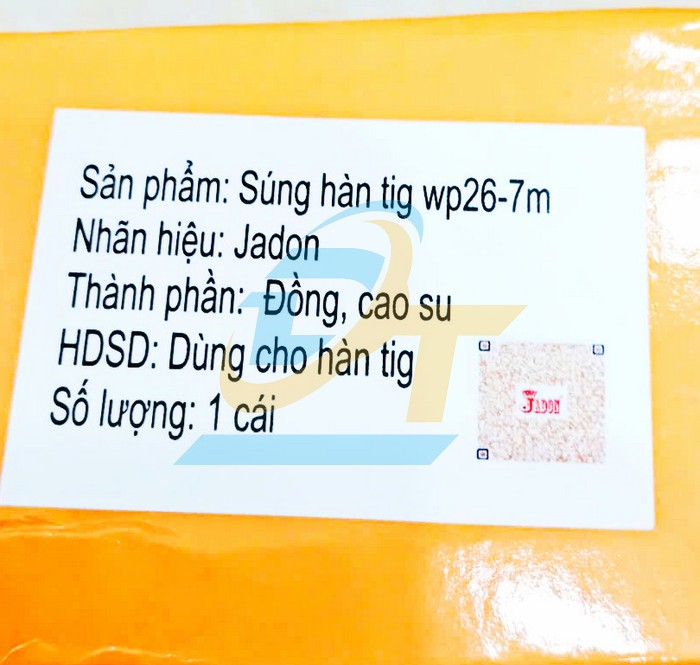 Súng hàn Tig Jadon WP26-7M  JADON | Giá rẻ nhất - Công Ty TNHH Thương Mại Dịch Vụ Đạt Tâm