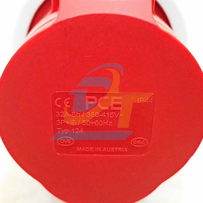Ổ cắm gắn nổi 4P 32A 400V IP44 PCE F124-6  PCE | Giá rẻ nhất - Công Ty TNHH Thương Mại Dịch Vụ Đạt Tâm