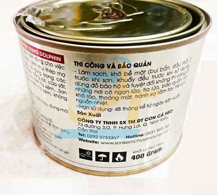 Sơn kẽm chuyên dụng Dolphin 400g - Màu bóng cánh gián 777  DOLPHIN | Giá rẻ nhất - Công Ty TNHH Thương Mại Dịch Vụ Đạt Tâm