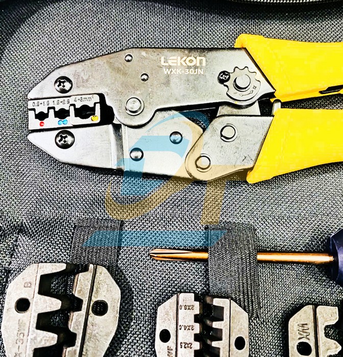 Bộ k&igrave;m bấm cos 5 đầu đa năng Lekon WXK-30JN WXK-30JN LEKON | Gi&aacute; rẻ nhất - C&ocirc;ng Ty TNHH Thương Mại Dịch Vụ Đạt T&acirc;m