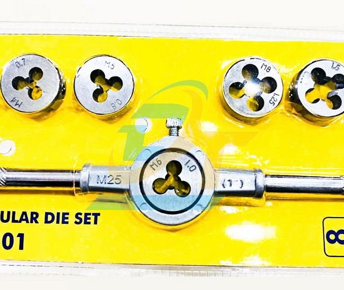 Bộ tay quay taro ren ngo&agrave;i 8 chi tiết M3-M12 LS+ LS700301  LS+ | Gi&aacute; rẻ nhất - C&ocirc;ng Ty TNHH Thương Mại Dịch Vụ Đạt T&acirc;m