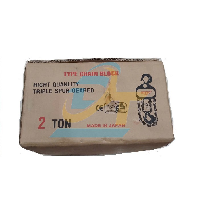 Pa lăng x&iacute;ch k&eacute;o tay 2 tấn 3 m&eacute;t Nitto  Nitto | Gi&aacute; rẻ nhất - C&ocirc;ng Ty TNHH Thương Mại Dịch Vụ Đạt T&acirc;m