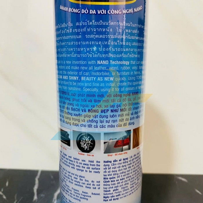 Chai xịt đ&aacute;nh b&oacute;ng đồ da v&agrave; gỗ Toyo 500ml  TOYO-AMERICA | Gi&aacute; rẻ nhất - C&ocirc;ng Ty TNHH Thương Mại Dịch Vụ Đạt T&acirc;m