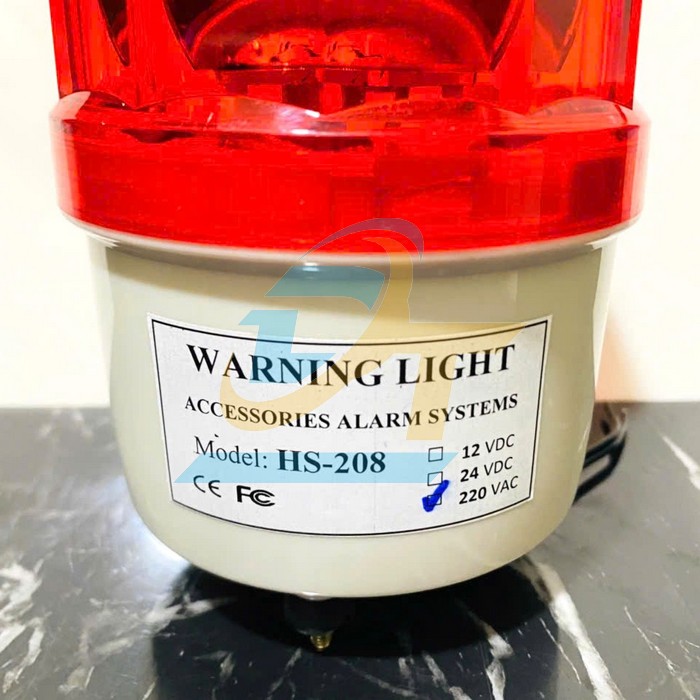 Đ&egrave;n xoay Led c&oacute; c&ograve;i hụ HS-208 220V (M&agrave;u đỏ)  China | Gi&aacute; rẻ nhất - C&ocirc;ng Ty TNHH Thương Mại Dịch Vụ Đạt T&acirc;m