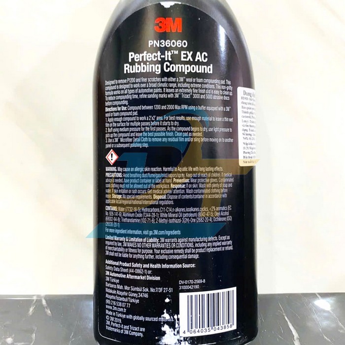 Dung dịch đ&aacute;nh b&oacute;ng bước 1 3M Perfect-It 36060 946ml  3M | Gi&aacute; rẻ nhất - C&ocirc;ng Ty TNHH Thương Mại Dịch Vụ Đạt T&acirc;m