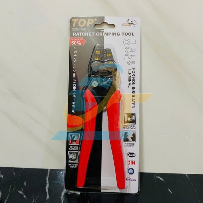 K&igrave;m bấm cos trợ lực số 6 (1.25-5.5mm2) 190mm TOP VNE-0106  China | Gi&aacute; rẻ nhất - C&ocirc;ng Ty TNHH Thương Mại Dịch Vụ Đạt T&acirc;m