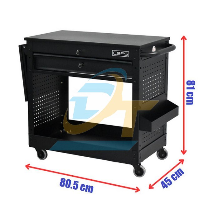 Xe đẩy dụng cụ 79cm 1 hộc k&eacute;o  VietNam | Gi&aacute; rẻ nhất - C&ocirc;ng Ty TNHH Thương Mại Dịch Vụ Đạt T&acirc;m