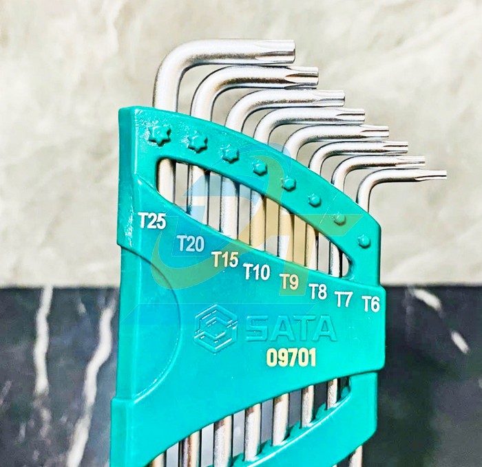 Bộ lục gi&aacute;c sao loại d&agrave;i 8 chi tiết T6-T25 Sata 09701 09701 SATA | Gi&aacute; rẻ nhất - C&ocirc;ng Ty TNHH Thương Mại Dịch Vụ Đạt T&acirc;m