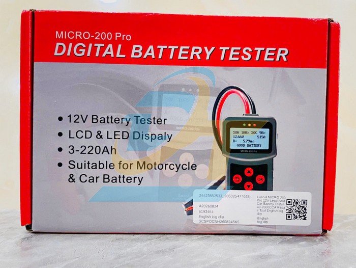 Đồng hồ kiểm tra b&igrave;nh ắc quy Lancol MICRO-200 Pro  LANCOL | Gi&aacute; rẻ nhất - C&ocirc;ng Ty TNHH Thương Mại Dịch Vụ Đạt T&acirc;m