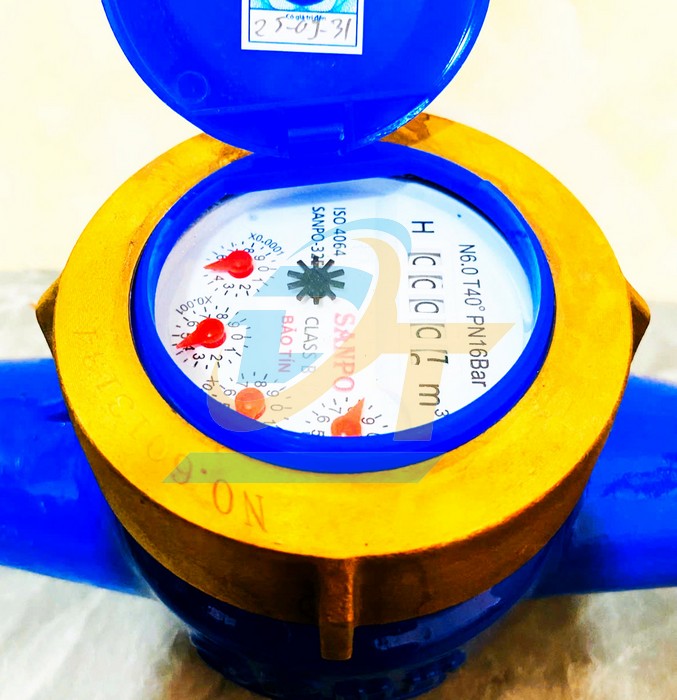 Đồng hồ nước sạch th&acirc;n gang nối ren Sanpo DN32 DN32 Sanpo | Gi&aacute; rẻ nhất - C&ocirc;ng Ty TNHH Thương Mại Dịch Vụ Đạt T&acirc;m
