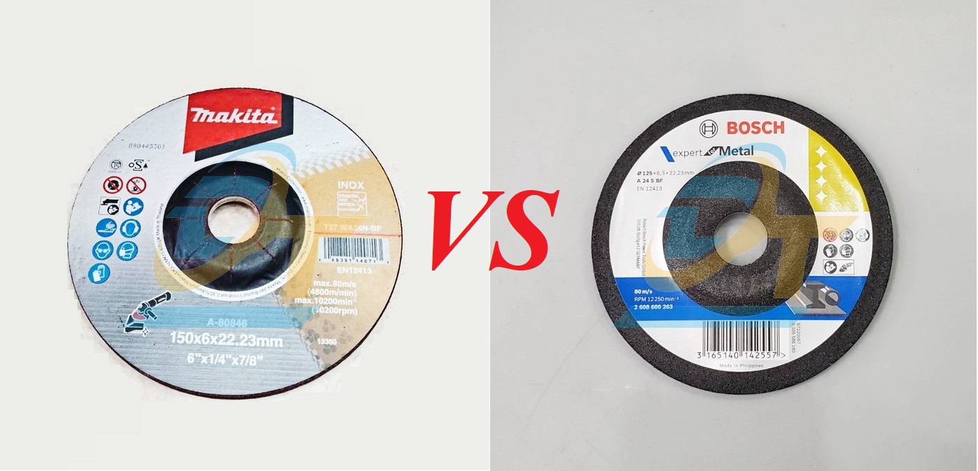 So sánh đá cắt – đá mài Makita và Bosch: Thương hiệu nào phù hợp với bạn?